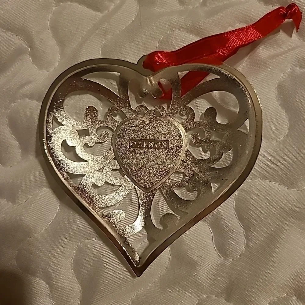 Lenox Bejeweled Heart Ornament